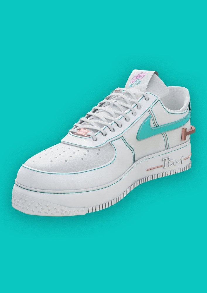 Tiffany x Nike réimaginée par Kevin Novitch de Kanovitch.