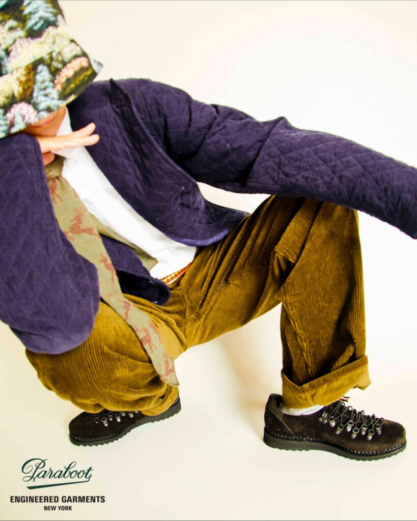 Engineered Garments pour Paraboots revisite la Clusaz