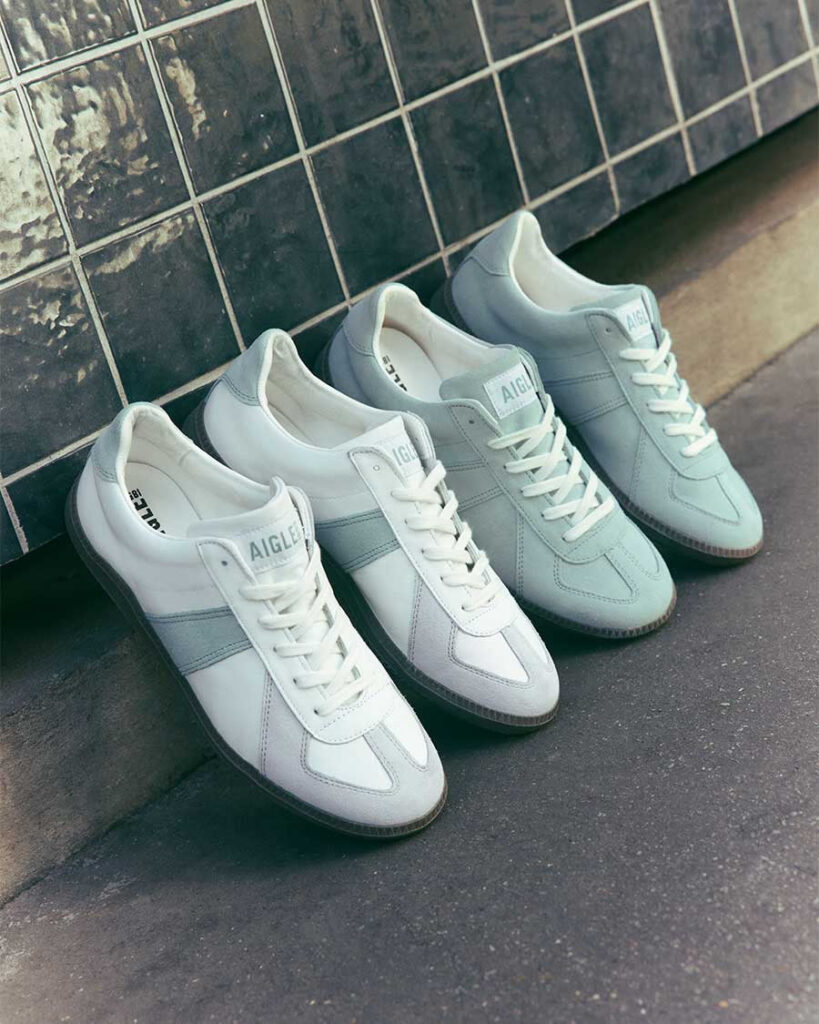 Découvrez la Euro Trainer, fruit de la collaboration entre Aigle et Courir !